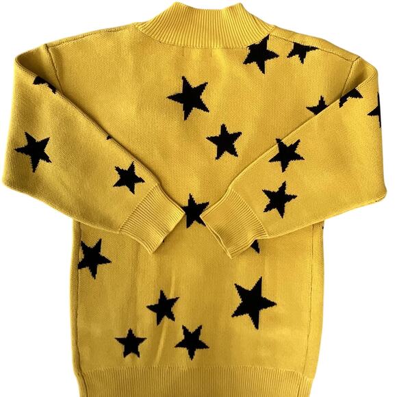 KEISER-CLARK: Men's Yellow/Black Cardigan - Size M - Picture 4 of 6